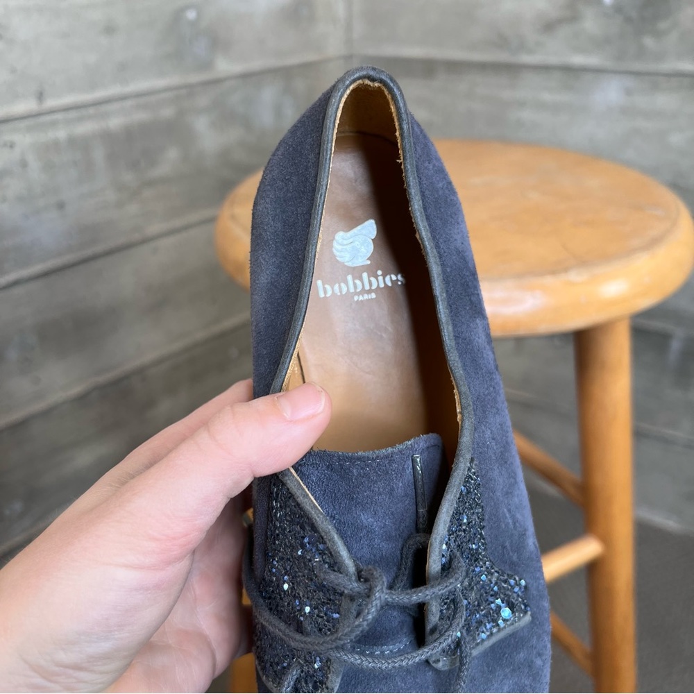 Bobbies La Romanciere Glitter Oxfords - Picture 14 of 14